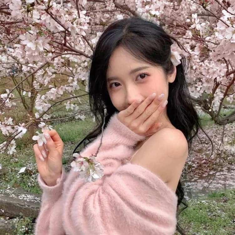 春天男友视角招桃花甜美女生头像_15