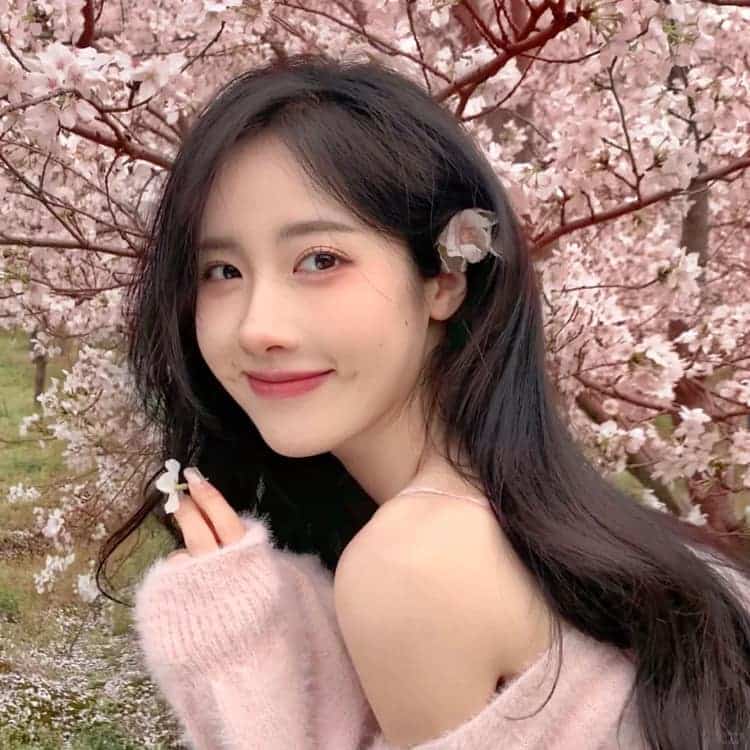 春天男友视角招桃花甜美女生头像_21