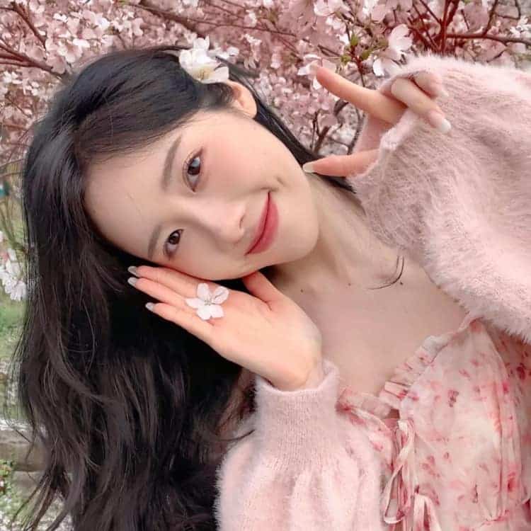 春天男友视角招桃花甜美女生头像_22