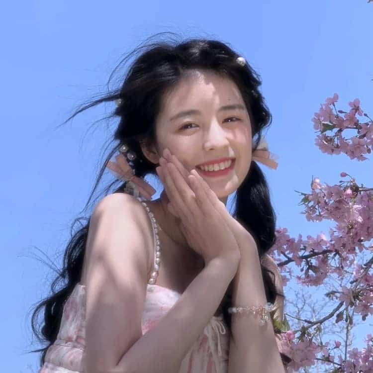 春天男友视角招桃花甜美女生头像_28