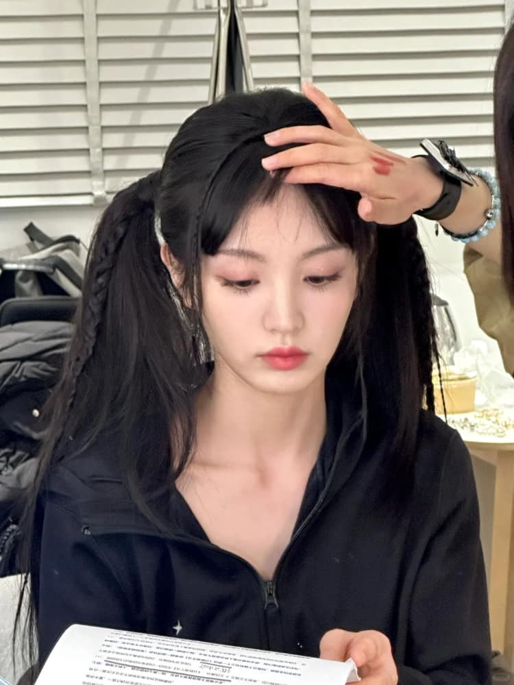 田曦薇双马尾图片变身元气少女_3