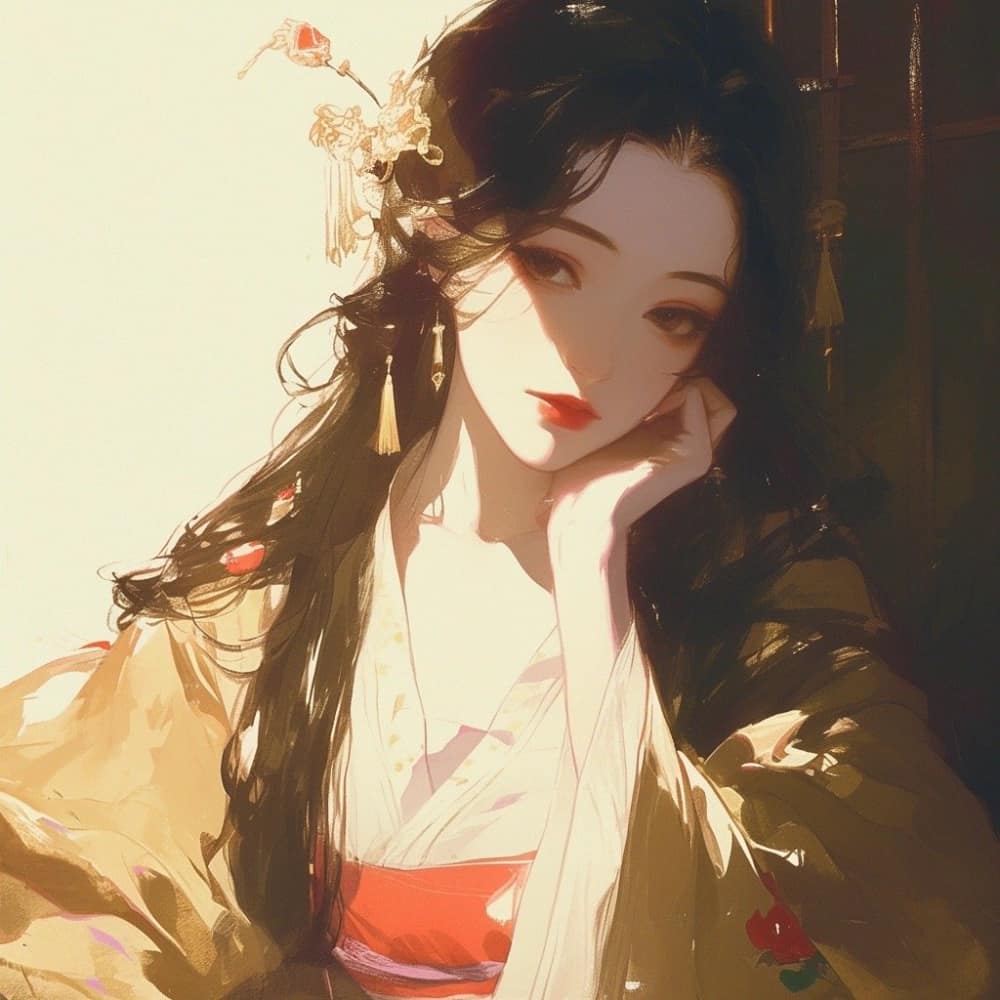 仙气阴郁清冷女子古风头像图片_13
