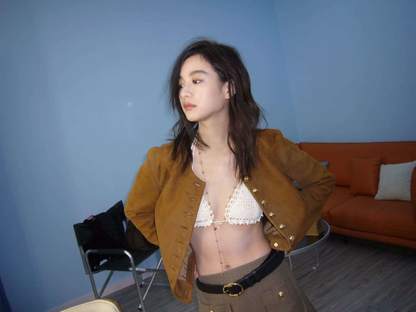 京圈公主李庚希辣妹妆图片精选_6