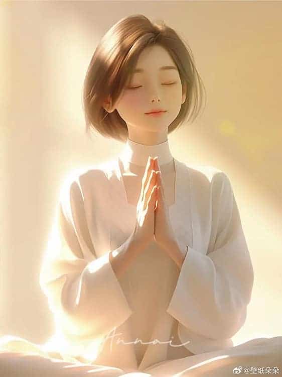 三四十岁女人清心寡欲AI佛系女生头像_9