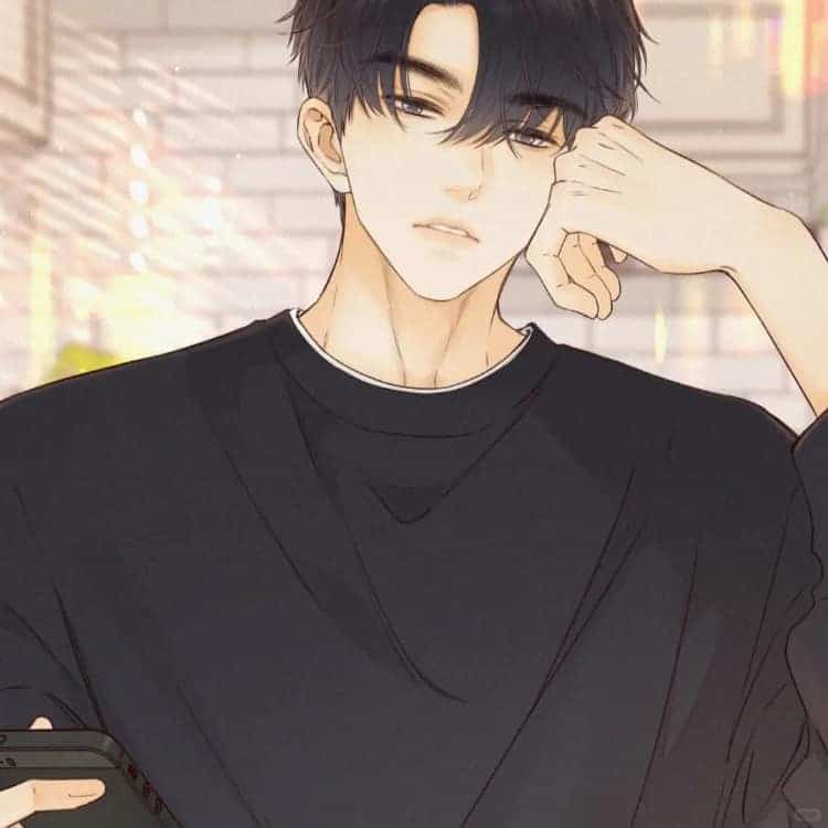 《难哄》桑延温以凡CP漫画版超甜情侣头像_8