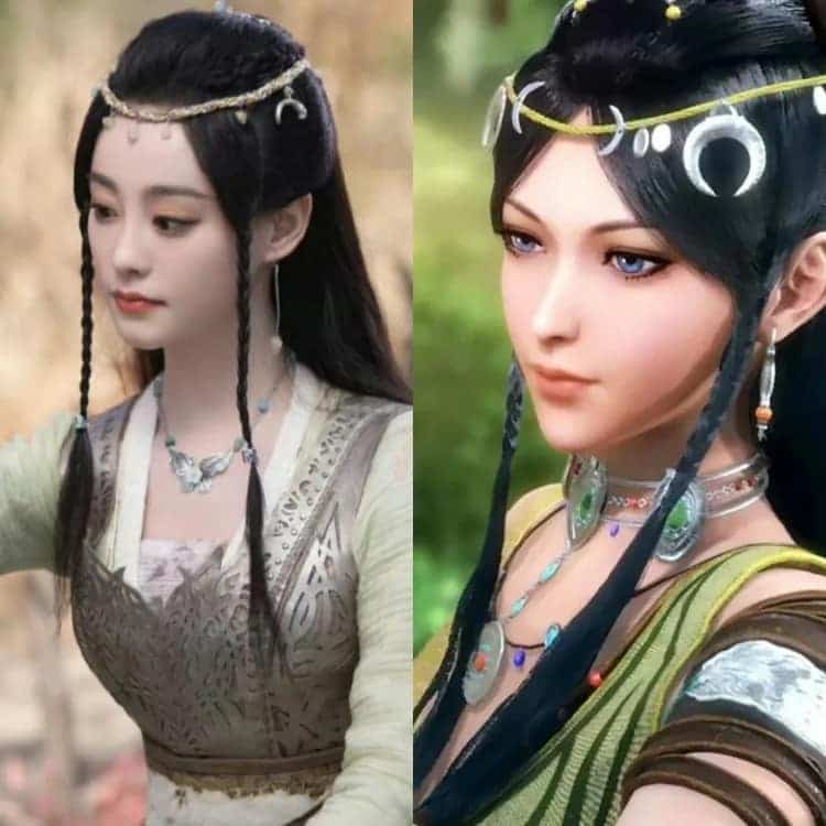 《烈焰之武庚纪》电视剧演员与动漫版人物对比图_5
