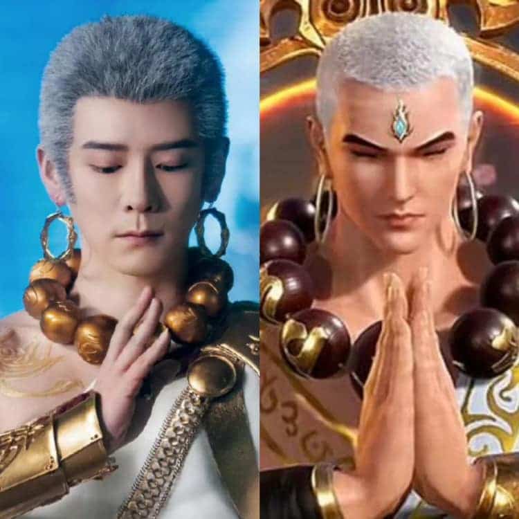 《烈焰之武庚纪》电视剧演员与动漫版人物对比图_6