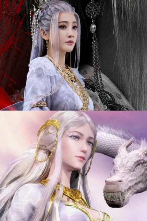《烈焰之武庚纪》电视剧演员与动漫版人物对比图_9