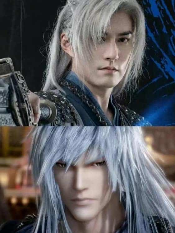 《烈焰之武庚纪》电视剧演员与动漫版人物对比图_10
