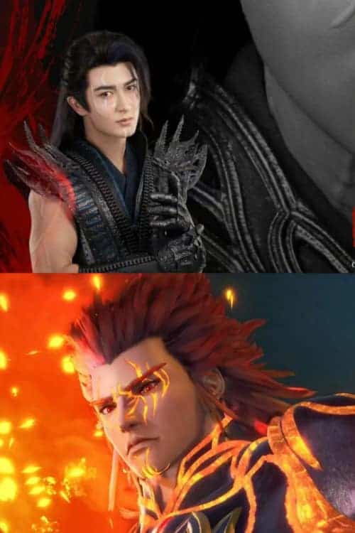 《烈焰之武庚纪》电视剧演员与动漫版人物对比图_12