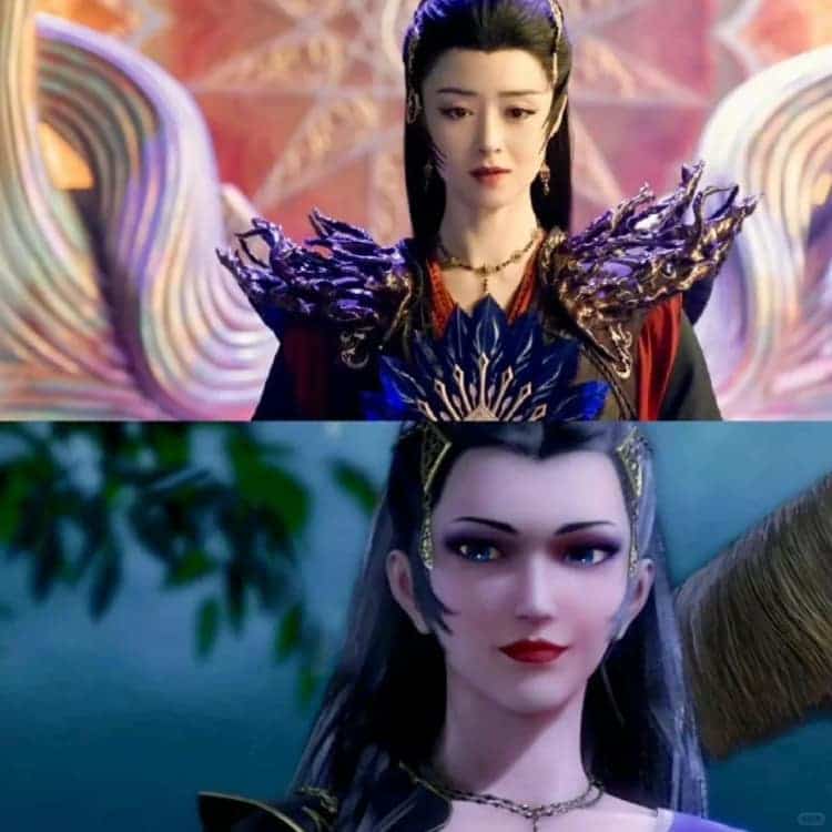 《烈焰之武庚纪》电视剧演员与动漫版人物对比图_13
