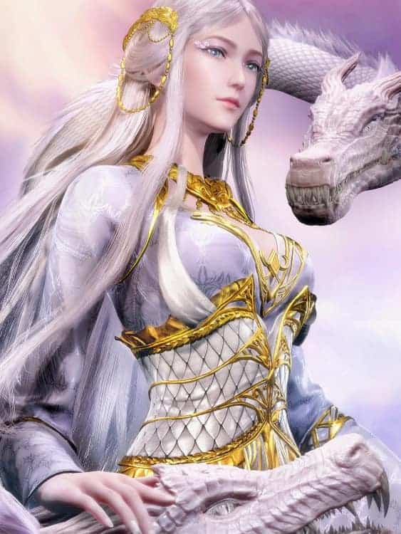 国漫《武庚纪》白龙出场超漂亮！好看的动漫头像_5