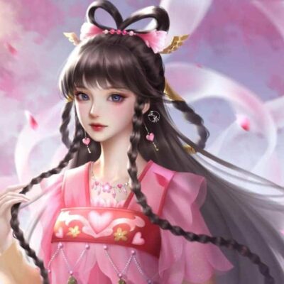叶罗丽王默穿古装的动漫古风女生头像