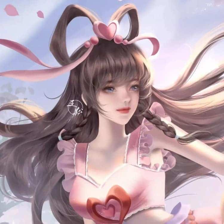 叶罗丽王默穿古装的动漫古风女生头像_9