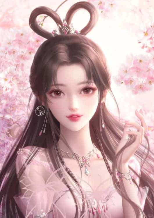 叶罗丽王默穿古装的动漫古风女生头像_12