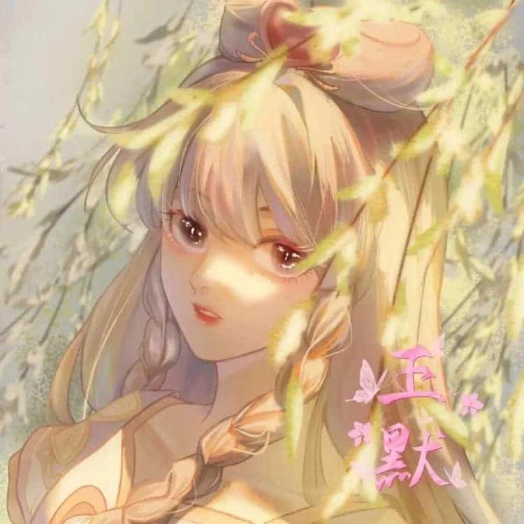叶罗丽王默穿古装的动漫古风女生头像_13