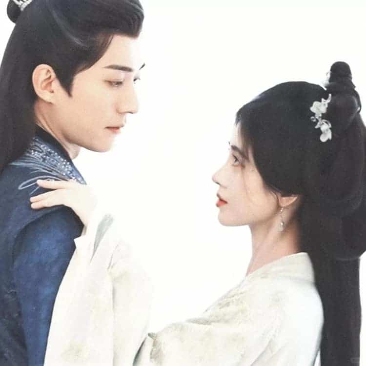 鞠婧祎刘学义《花间令》氛围感古风情侣头像_8