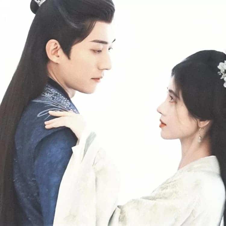 鞠婧祎刘学义《花间令》氛围感古风情侣头像_7