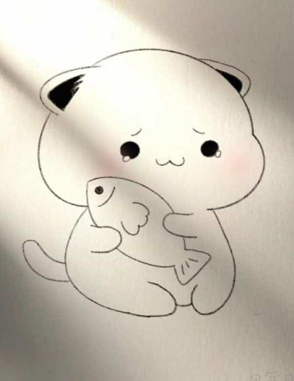 适合小朋友的线条可爱简笔画图片_3
