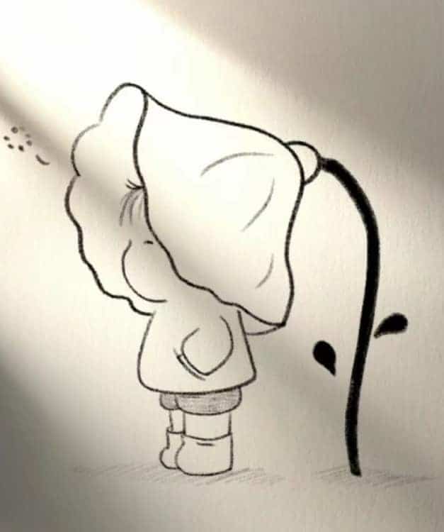 适合小朋友的线条可爱简笔画图片_5