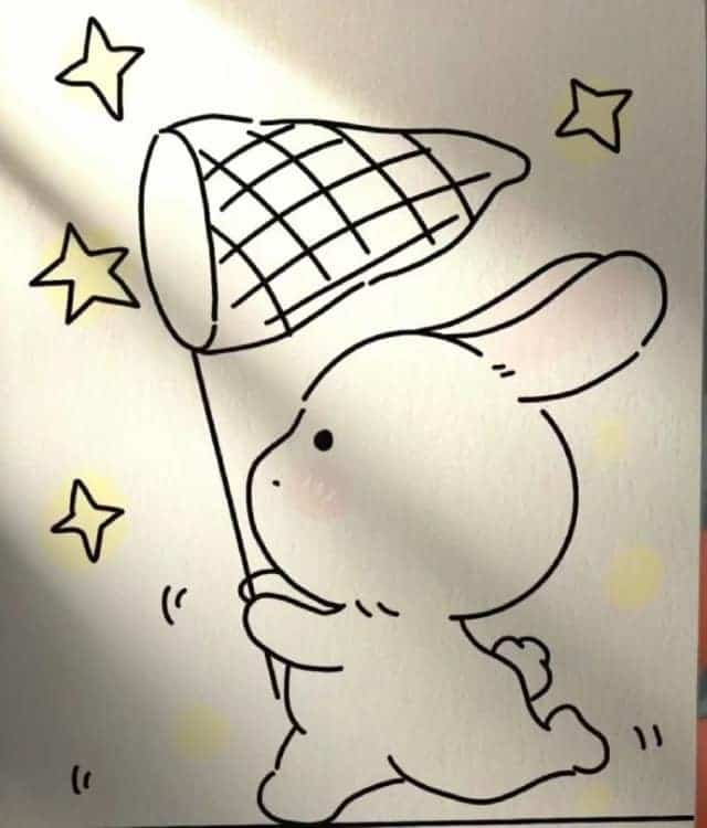 适合小朋友的线条可爱简笔画图片_6