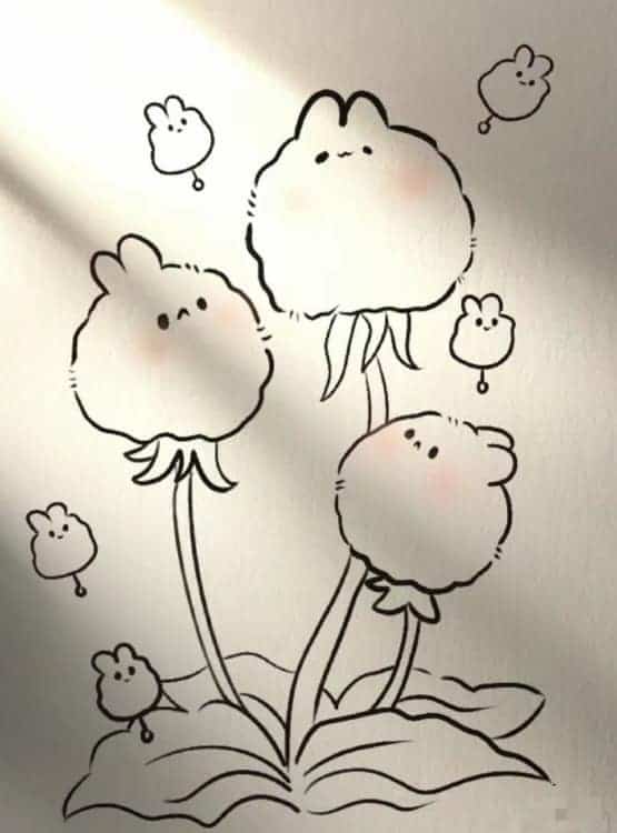 适合小朋友的线条可爱简笔画图片_8