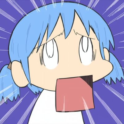 动漫《日常》长野原美绪呆萌可爱搞怪吃惊头像