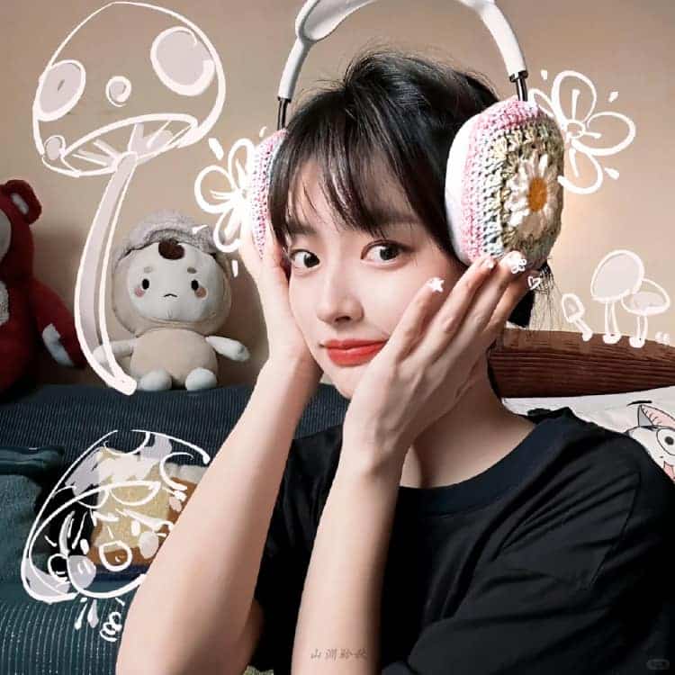 头像大户徐若晗氛围感少女小清新微信头像_31