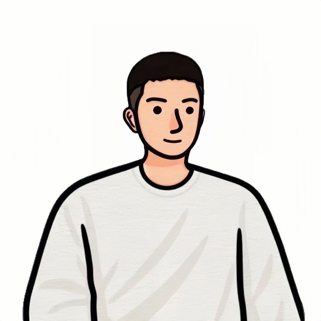 简单线条简洁风卡通男女情侣头像_12