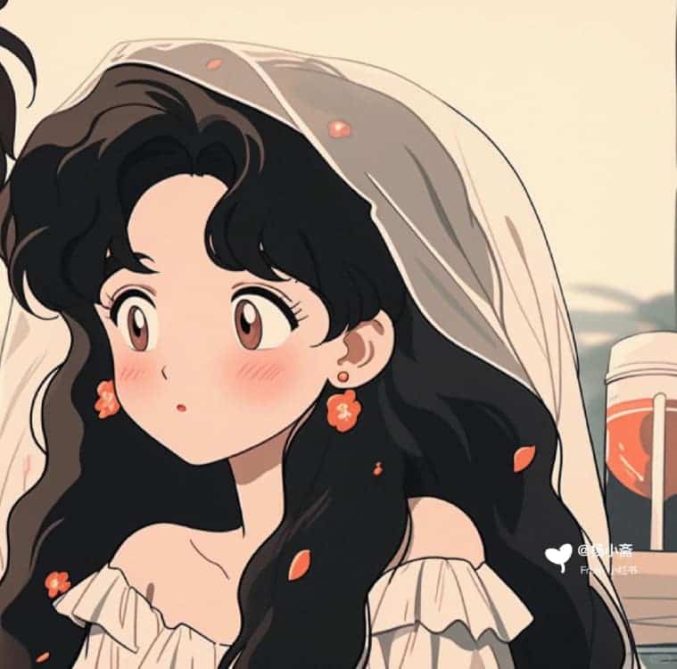 AI旧漫婚纱系列结婚情侣头像 一人一张情头_18