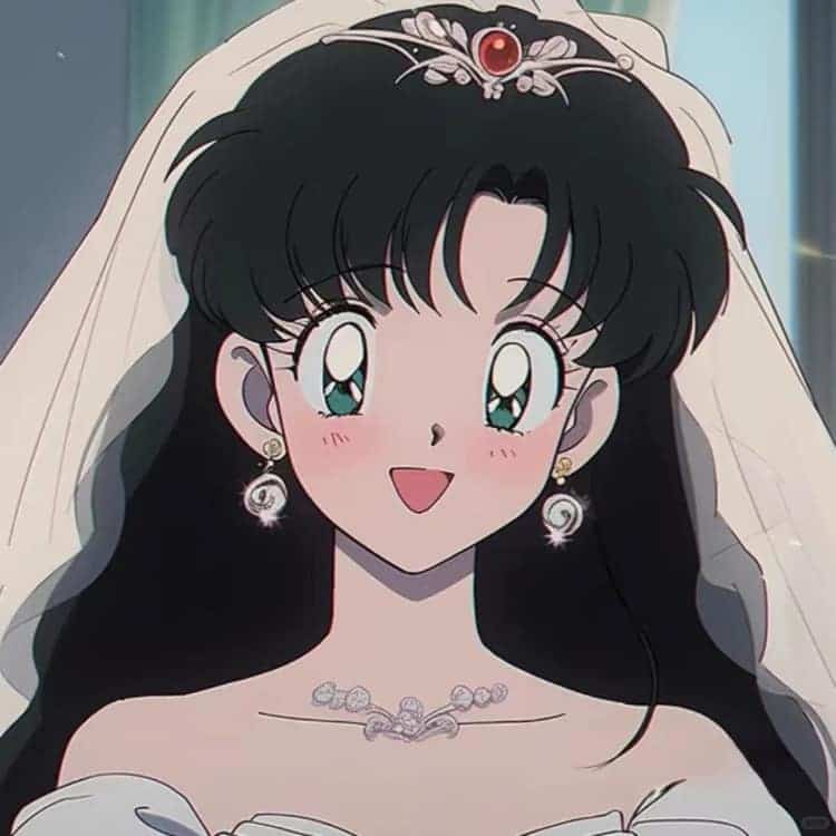 AI旧漫婚纱系列结婚情侣头像 一人一张情头_24