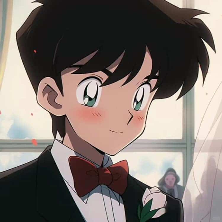 AI旧漫婚纱系列结婚情侣头像 一人一张情头_19