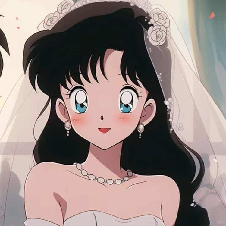 AI旧漫婚纱系列结婚情侣头像 一人一张情头_14