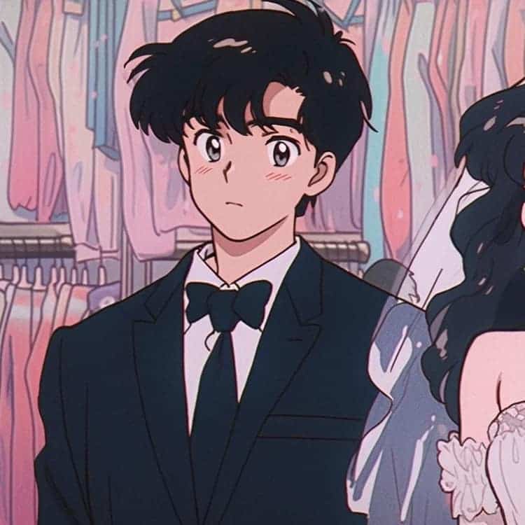 AI旧漫婚纱系列结婚情侣头像 一人一张情头_1