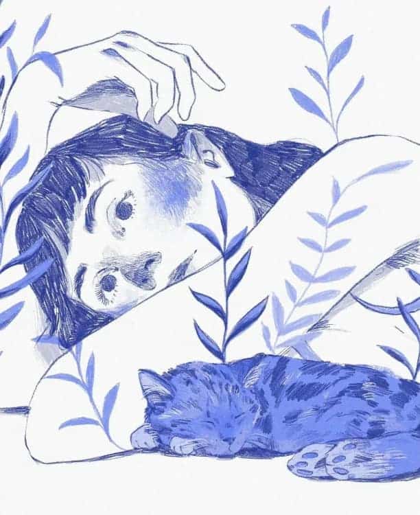 小众艺术感抽象派高深莫测微信头像图_4