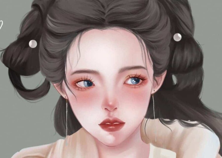 硬糖少女303成员刘些宁漫画头像_2