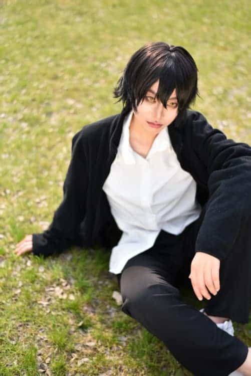 真人cosplay龙族路鸣泽服装造型真人效果图_4