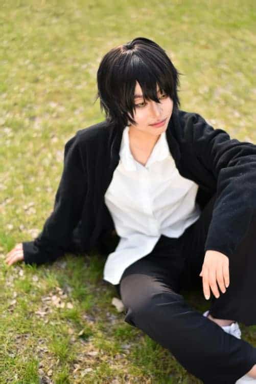真人cosplay龙族路鸣泽服装造型真人效果图_6