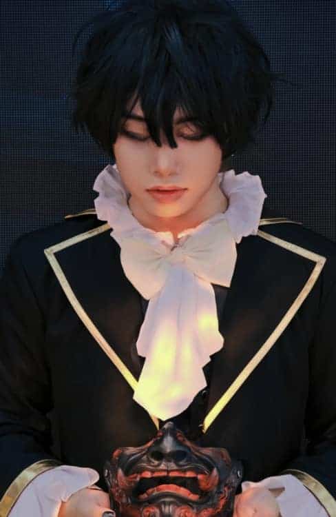 真人cosplay龙族路鸣泽服装造型真人效果图_12