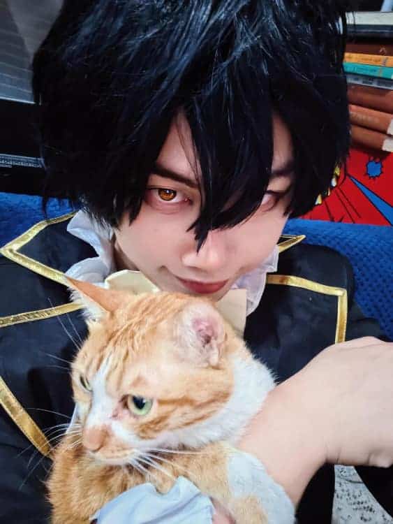 真人cosplay龙族路鸣泽服装造型真人效果图_19