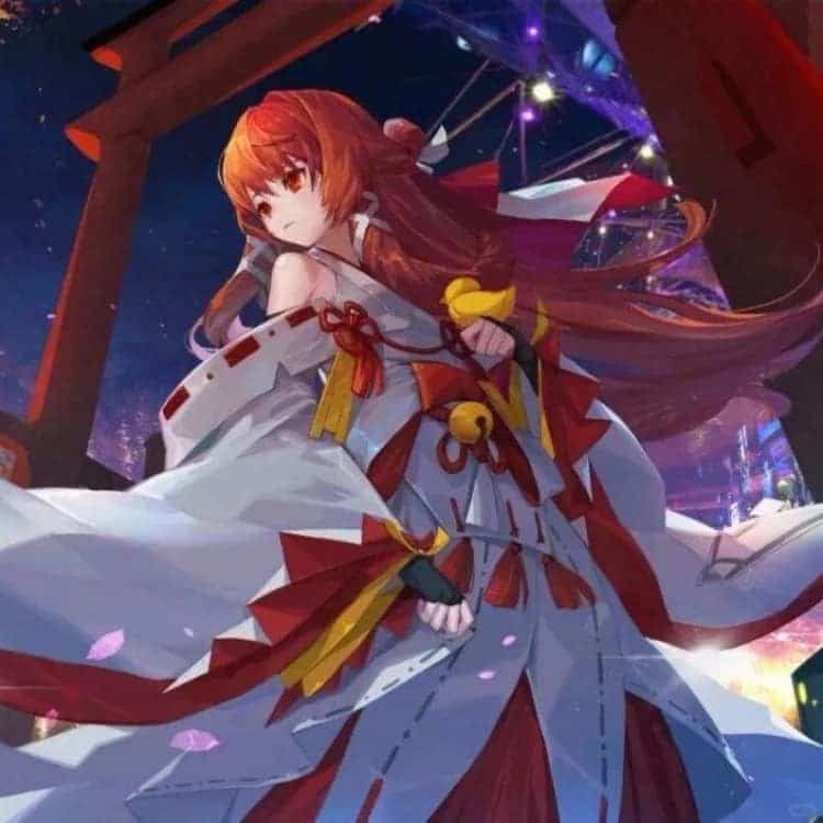 《龙族》上杉绘梨衣动漫少女微信头像_2