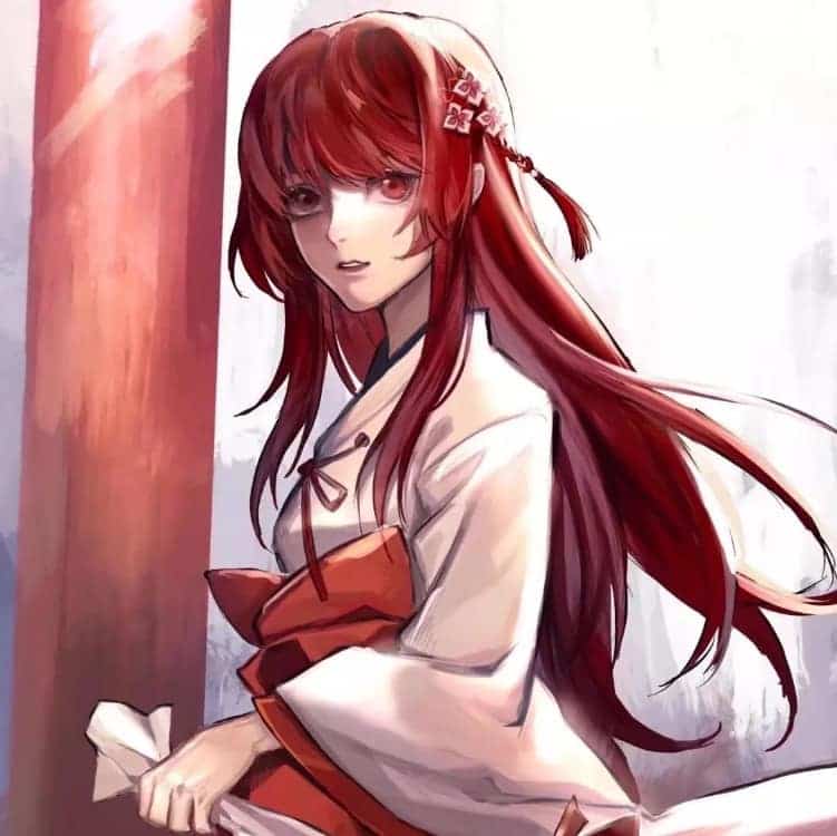 《龙族》上杉绘梨衣动漫少女微信头像_5