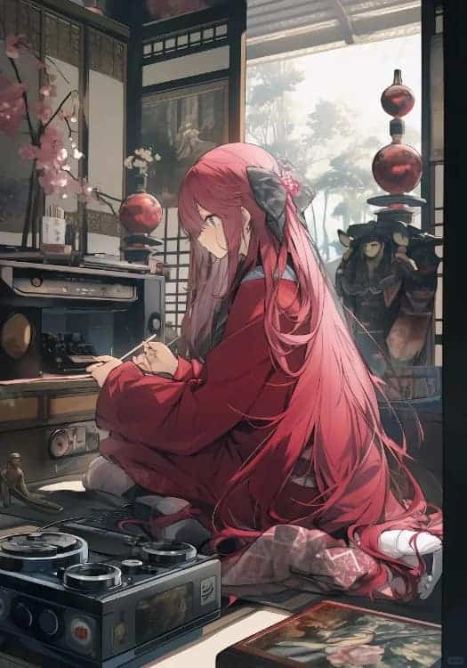 《龙族》上杉绘梨衣动漫少女微信头像_8