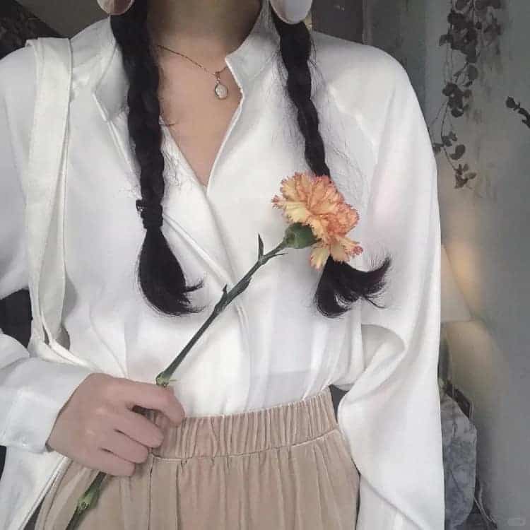 半身部位小姐姐不露脸真人头像_9