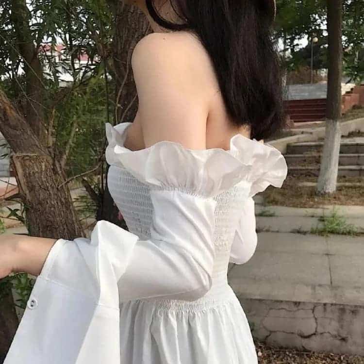 半身部位小姐姐不露脸真人头像_16