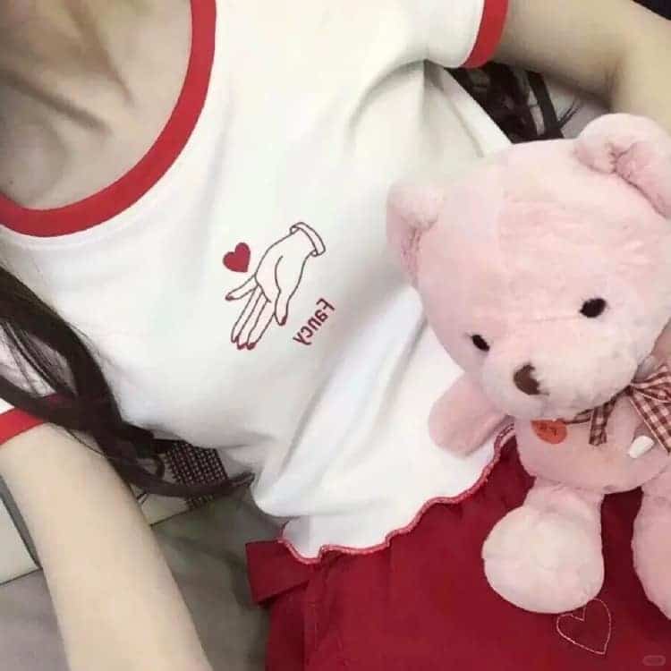 半身部位小姐姐不露脸真人头像_17