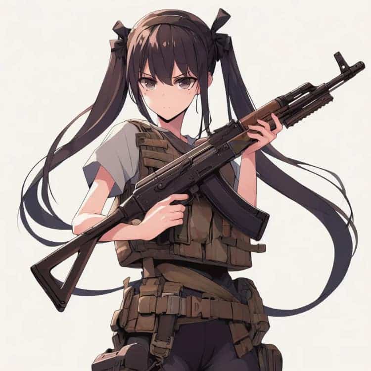 又美又飒少女前线二次元动漫头像高清图_2