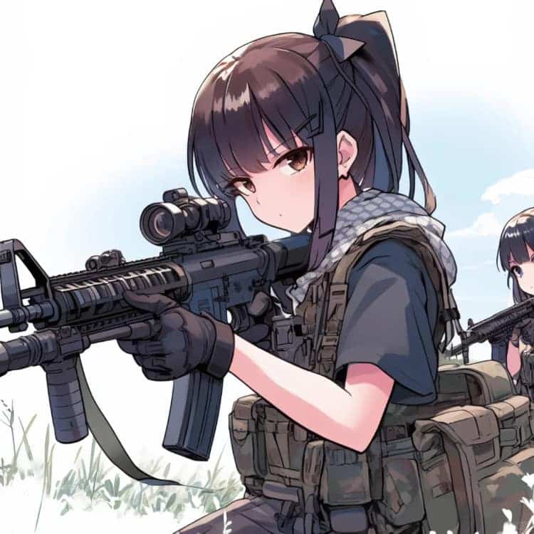 又美又飒少女前线二次元动漫头像高清图_3