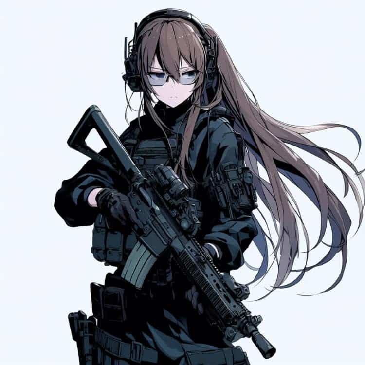 又美又飒少女前线二次元动漫头像高清图_4