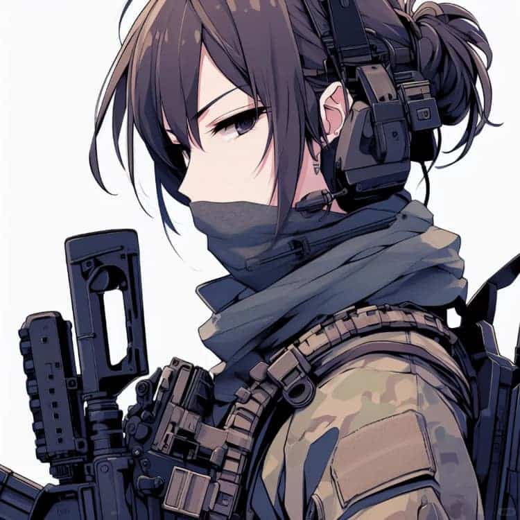 又美又飒少女前线二次元动漫头像高清图_5